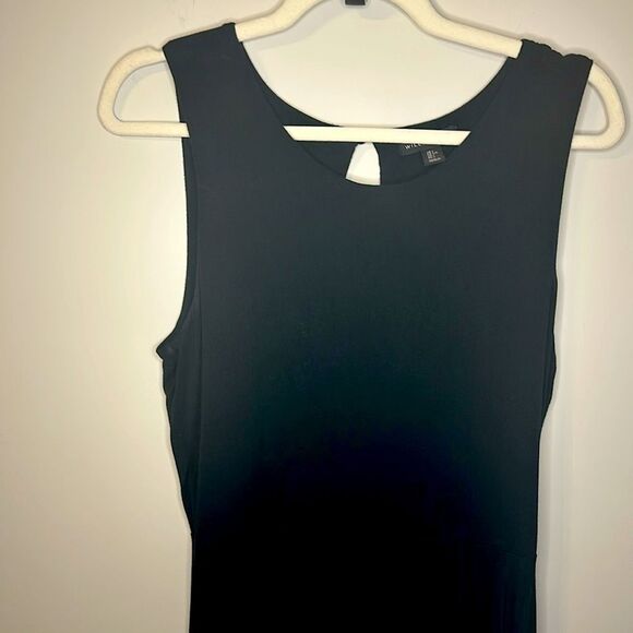 Willi Smith Black A-Line with with Key-Hole back Knee-Length Large - Picture 2 of 6